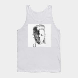 RM Rap Monster pencil drawing Tank Top